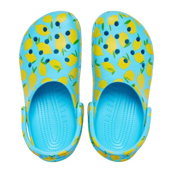 NWT Crocs Unisex-Adult Classic Graphic Clogs, Tinted Glass, 7 Women/5 Men - Picture 5 of 5